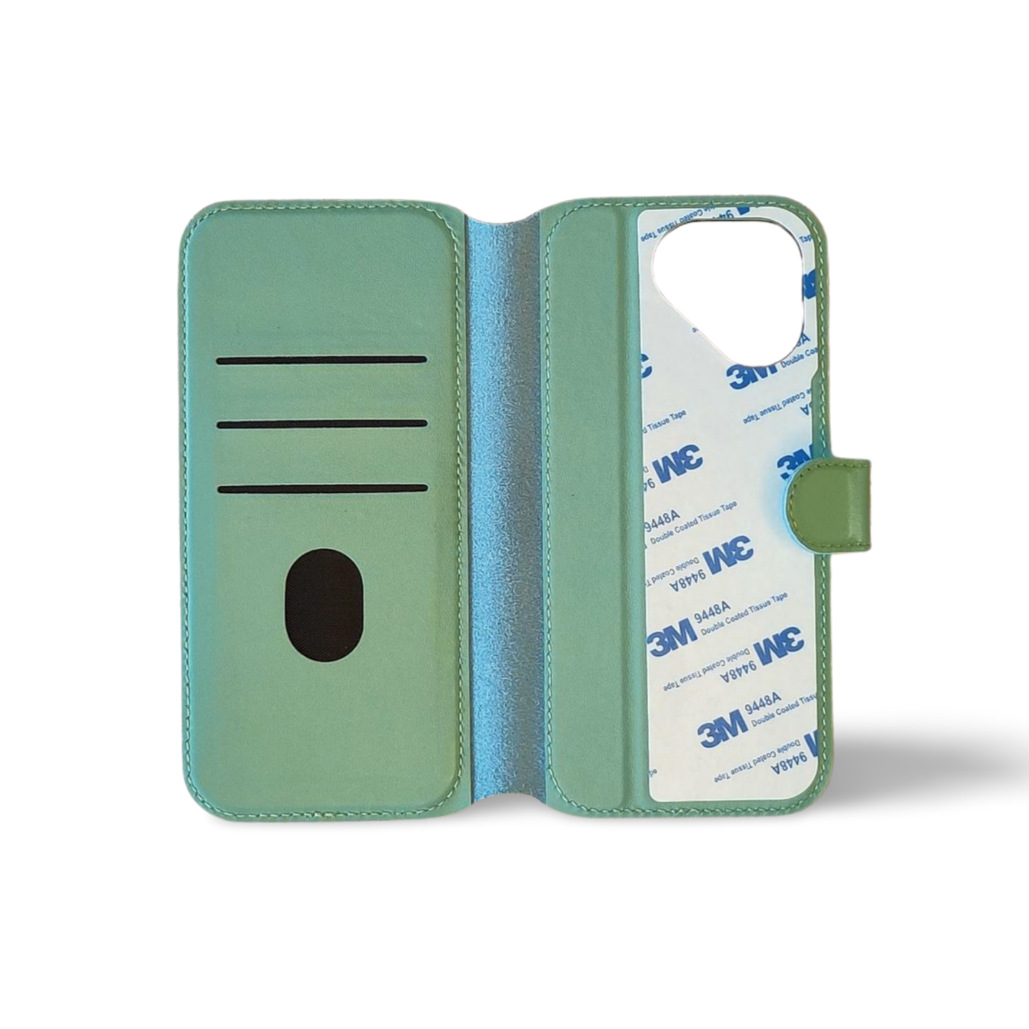 Flip cover voor Fairphone 4/5 - echt leer - zonder hoesje