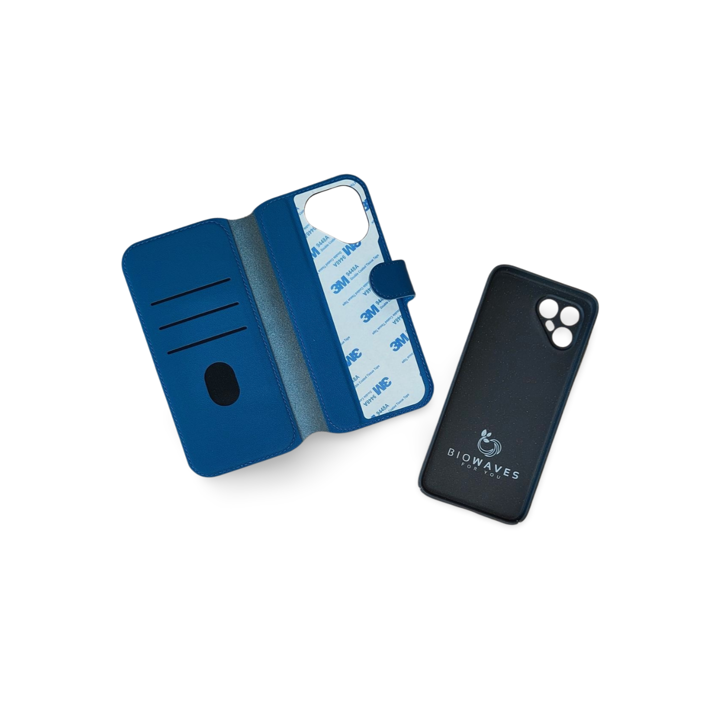 Fairphone 4 Leren Flip Cover + Case - Bundel voor zelfmontage