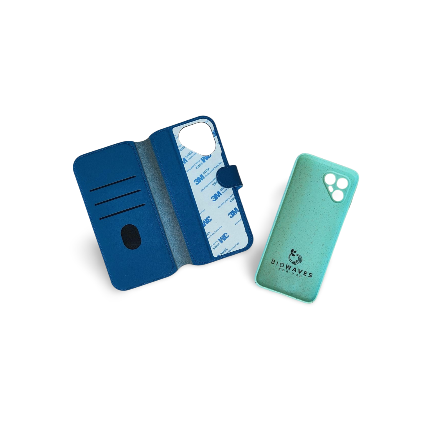 Fairphone 4 Leren Flip Cover + Case - Bundel voor zelfmontage